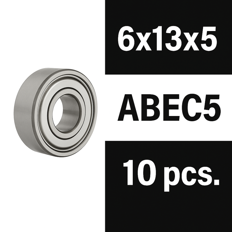 XTR Ball Bearing "Zero Friction" 6X13X5ZZ (10 pcs)