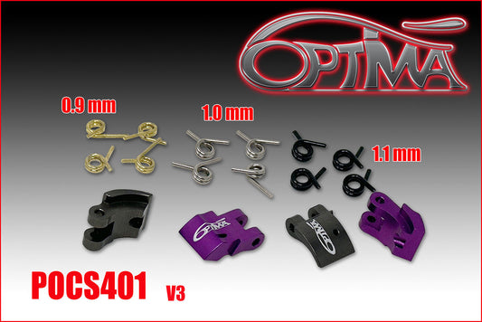6 Mik Optima Four Shoe Clutch Shoe Set with Springs