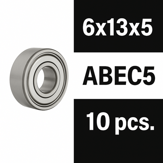 XTR Ball Bearing "Zero Friction" 6X13X5ZZ (10 pcs)