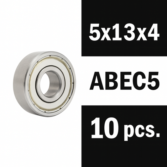 XTR Ball Bearing "Zero Friction" 5X13X4ZZ (10 pcs)